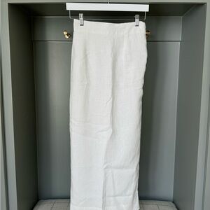 Exclusive emma linen maxi skirt